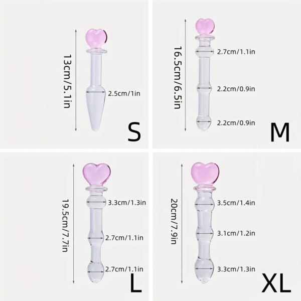 Crystal Glass Dildo Basques Corsets