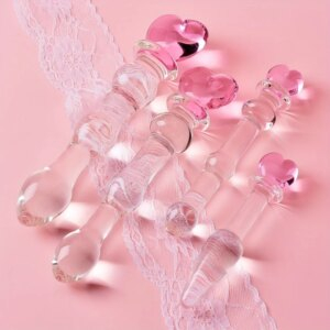 Crystal Glass Dildo Basques Corsets